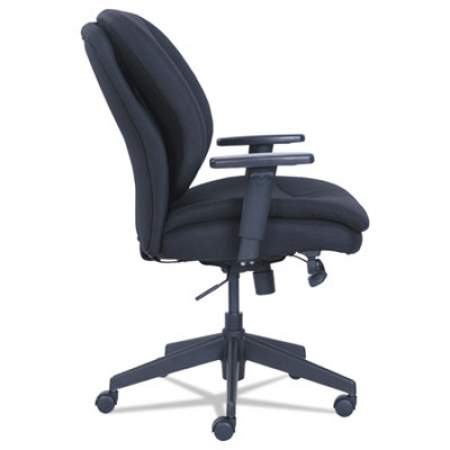 SertaPedic Cosset Ergonomic Task Chair, Supports Up to 275 lb, 19.5" to 22.5" Seat Height, Black (48967A)