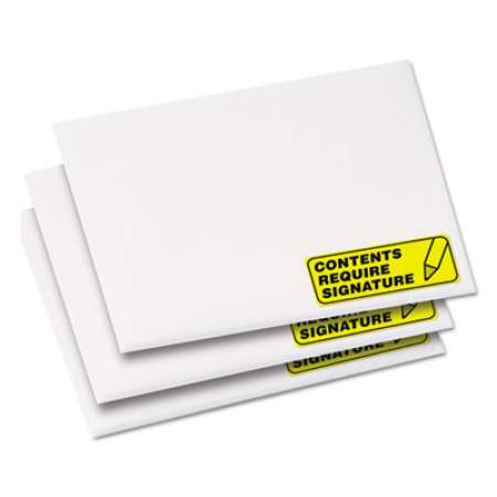 Avery High-Visibility Permanent Laser ID Labels, 1 x 2 5/8, Neon Yellow, 750/Pack (5972)