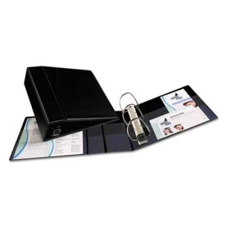 Avery Heavy-Duty Non-View Binder with DuraHinge and Locking One Touch EZD Rings, 3 Rings, 4" Capacity, 11 x 8.5, Black (79984)