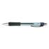 Universal Comfort Grip Gel Pen, Retractable, Medium 0.7 mm, Black Ink, Silver Barrel, Dozen (39720)