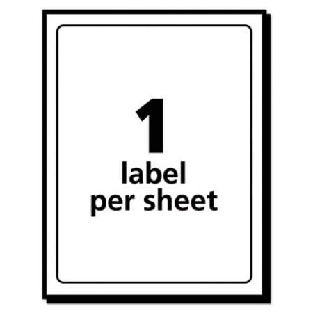 Avery Removable Multi-Use Labels, Inkjet/Laser Printers, 3 x 5, White, 40/Pack, (5450) (05450)