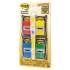 Post-it Flags Page Flag Value Pack, Assorted, 200 1" Flags + Highlighter with 50 1/2" Flags (680RYBGVA)