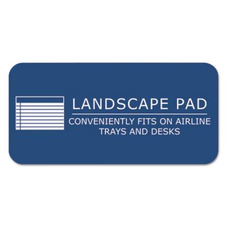 Roaring Spring WIDE Landscape Format Writing Pad, Unpunched with Standard Back, Medium/College Rule, 40 Canary-Yellow 11 x 9.5 Sheets (74501)