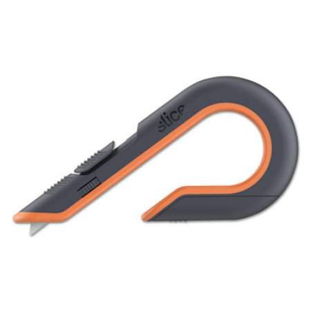 slice Box Cutters, Double Sided, Replaceable, Carbon Steel, Gray, Orange (10400)