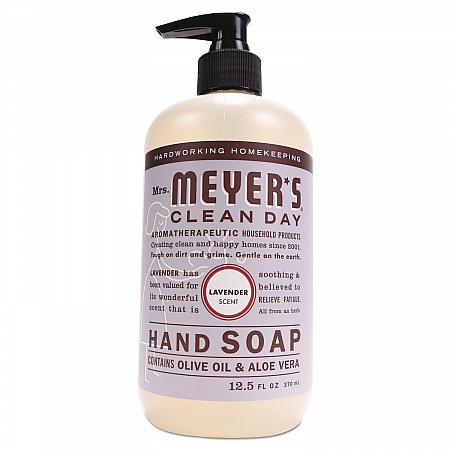 Clean Day Liquid Hand Soap, Lavender Scent, 12.5 oz, 6/Carton (390066)