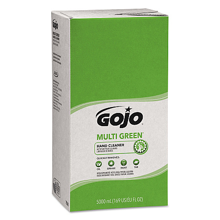 MULTI GREEN Hand Cleaner, Refill for GOJO PRO TDX Dispenser, Citrus Scent, 5,000 mL, 2/Carton (7565)