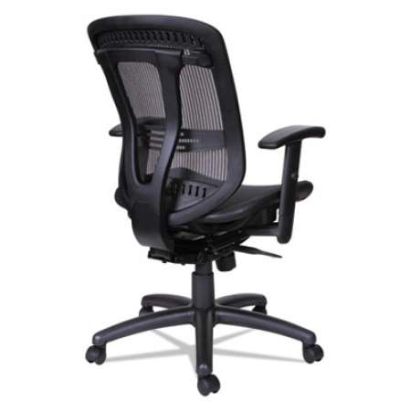 Alera Eon Series Multifunction Mid-Back Suspension Mesh Chair, Supports Up to 275 lb, 17.51" to 21.25" Seat Height, Black (EN4218)