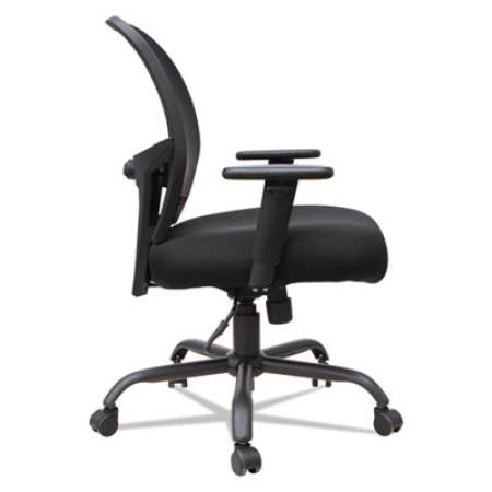 Alera Merix450 Series Mesh Big/Tall Chair, Supports Up to 450 lb, 19.88" to 23.62" Seat Height, Black (MX4517)