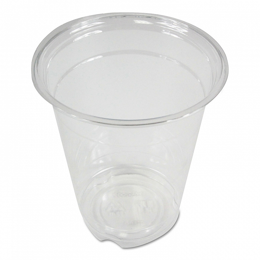 Clear Plastic PET Cups, 12 oz, 50/Sleeve, 20 Sleeves/Carton (PET12)