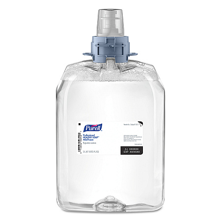 Professional HEALTHY SOAP Mild Foam, Refill for PURELL FMX-20 Manual Soap Dispenser, Fragrance-Free, 2,000 mL, 2/Carton (521302)