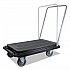 Heavy-Duty Platform Cart, 300 lb Capacity, 21 x 32.5 x 37.5, Black (CRT550004)