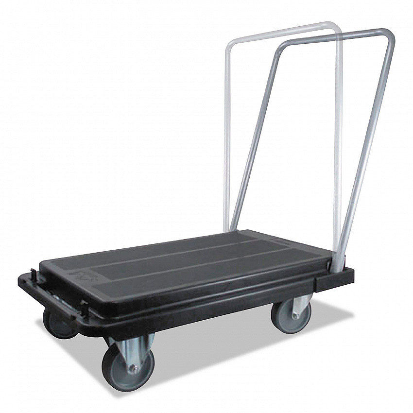 Heavy-Duty Platform Cart, 300 lb Capacity, 21 x 32.5 x 37.5, Black (CRT550004)