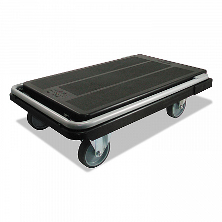 Heavy-Duty Platform Cart, 300 lb Capacity, 21 x 32.5 x 37.5, Black (CRT550004)