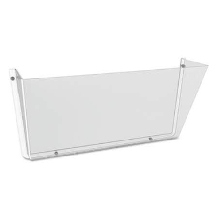 deflecto Unbreakable DocuPocket Wall File, Letter, 14 1/2 x 3 x 6 1/2, Clear (63201)