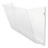 deflecto Unbreakable DocuPocket Wall File, Letter, 14 1/2 x 3 x 6 1/2, Clear (63201)