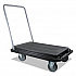 Heavy-Duty Platform Cart, 300 lb Capacity, 21 x 32.5 x 37.5, Black (CRT550004)