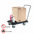 Heavy-Duty Platform Cart, 300 lb Capacity, 21 x 32.5 x 37.5, Black (CRT550004)