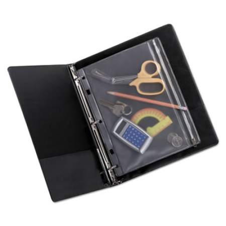 Oxford Zippered Ring Binder Pocket, 10 1/2 x 8, Clear (68504)