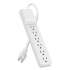 Belkin Home/Office Surge Protector, 6 Outlets, 10 ft Cord, 720 Joules, White (BE10600010)