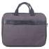STEBCO Harry Executive Briefcase, 16.5" x 4.75" x 12.5", Nylon/Synthetic Leather, Gray (EXB523)