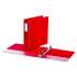 Universal Deluxe Non-View D-Ring Binder with Label Holder, 3 Rings, 2" Capacity, 11 x 8.5, Red (20783)