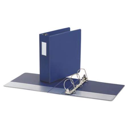 Universal Deluxe Non-View D-Ring Binder with Label Holder, 3 Rings, 3" Capacity, 11 x 8.5, Royal Blue (20795)