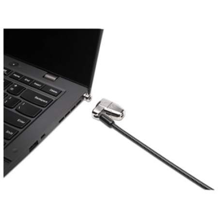 Kensington ClickSafe 2.0 Keyed Laptop Lock, 6ft Steel Cable, Silver, Two Keys (64435)