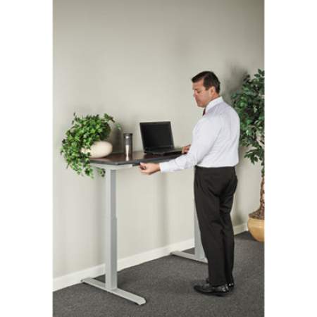 Alera 2-Stage Electric Adjustable Table Base, 27.5" to 47.2" High, Gray (HT2SSG)