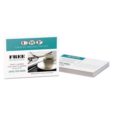 Avery Postcards for Laser Printers, 4 1/4 x 5 1/2, Uncoated White, 4/Sheet, 200/Box (5689)