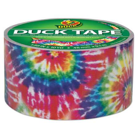 Duck Colored Duct Tape, 3" Core, 1.88" x 10 yds, Multicolor Love Tie Dye (283268)