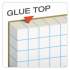 TOPS Cross Section Pads, Cross-Section Quadrille Rule (8 sq/in, 1 sq/in), 50 White 8.5 x 11 Sheets (35081)