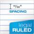 TOPS "The Legal Pad" Plus Ruled Perforated Pads with 40 pt. Back, Wide/Legal Rule, 50 White 8.5 x 11.75 Sheets, Dozen (71533)