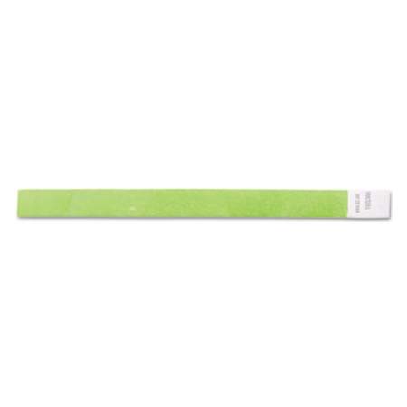 SICURIX Security Wristbands, 0.75" x 10", Green, 100/Pack (85060)