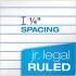 TOPS "The Legal Pad" Plus Ruled Perforated Pads with 40 pt. Back, Narrow Rule, 50 White 5 x 8 Sheets, Dozen (71500)
