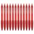 Paper Mate Gel Pen, Retractable, Medium 0.7 mm, Red Ink, Translucent Red Barrel, Dozen (1746326)