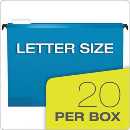 Pendaflex SureHook Hanging Folders, Letter Size, 1/5-Cut Tab, Assorted, 20/Box (6152X2ASST)