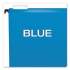 Pendaflex SureHook Hanging Folders, Legal Size, 1/5-Cut Tab, Blue, 20/Box (615315BLU)