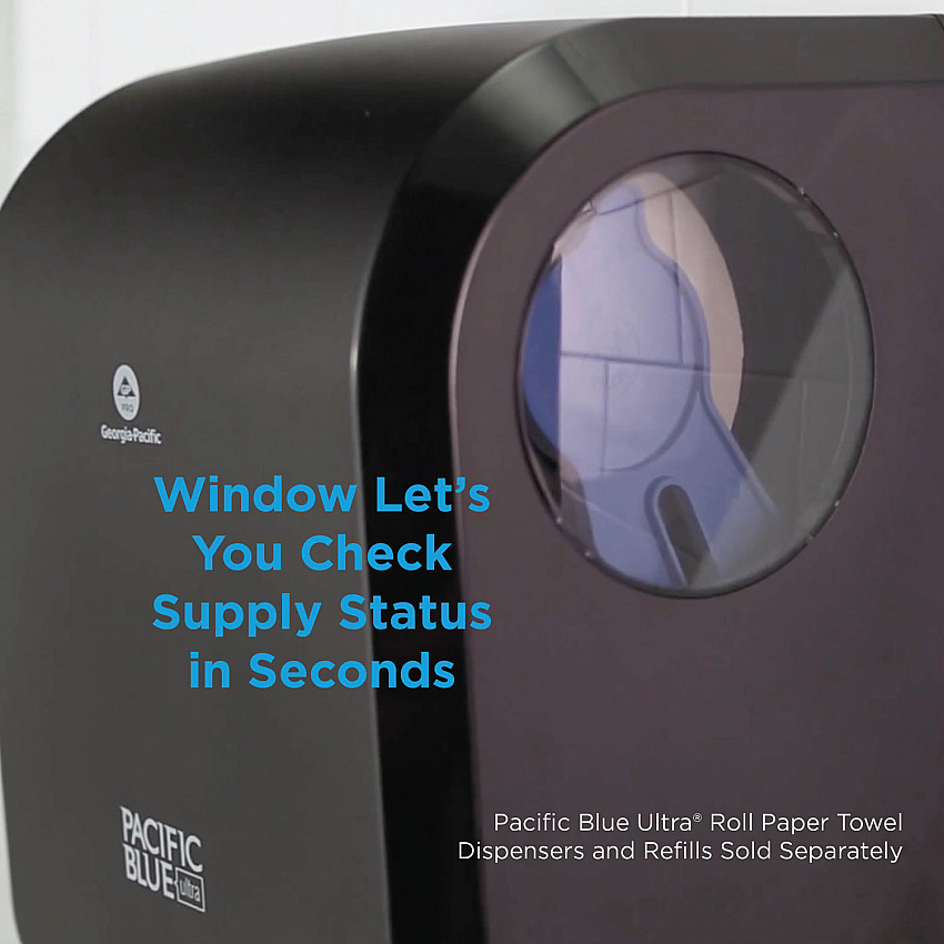 Pacific Blue Ultra Paper Towel Dispenser, Mechanical, 12.9 x 9 x 16.8, Black (59589)