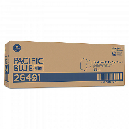 Pacific Blue Ultra Paper Towels, 1-Ply, 7.87