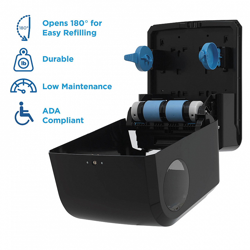 Pacific Blue Ultra Paper Towel Dispenser, Mechanical, 12.9 x 9 x 16.8, Black (59589)