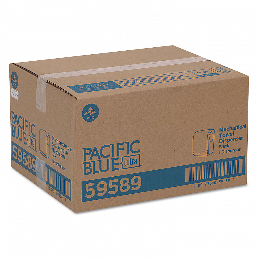 Pacific Blue Ultra Paper Towel Dispenser, Mechanical, 12.9 x 9 x 16.8, Black (59589)