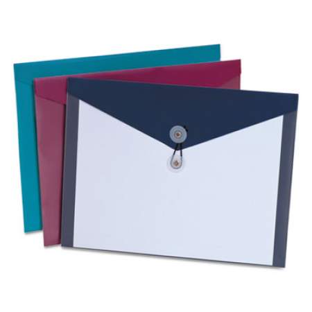 Pendaflex Poly Envelopes, Letter Size, Assorted Colors, 4/Pack (90016)