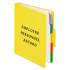 Pendaflex Vertical Style Personnel Folders, 1/3-Cut Tabs, Center Position, Letter Size, Yellow (SER1YEL)