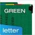 Pendaflex Hanging Style Personnel Folders, 1/3-Cut Tabs, Center Position, Letter Size, Green (SER2GR)