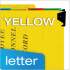Pendaflex Hanging Style Personnel Folders, 1/3-Cut Tabs, Center Position, Letter Size, Yellow (SER2YEL)