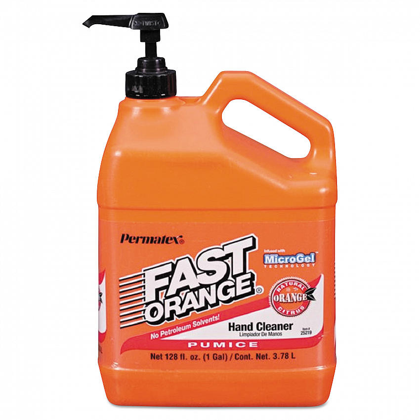 Pumice Hand Cleaner, Citrus Scent, 1 gal Dispenser, 4/Carton (25219CT)