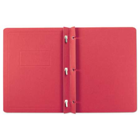 Oxford Report Cover, Three-Prong Fastener, 0.5" Capacity, 8.5 x 11, Red/Red, 25/Box (52511)