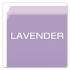 Pendaflex COLORED FILE FOLDERS, STRAIGHT TAB, LETTER SIZE, LAVENDER/LIGHT LAVENDER, 100/BOX (152 LAV)