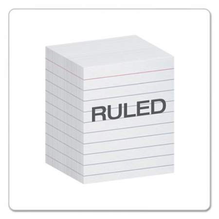 Oxford Ruled Mini Index Cards, 3 X 2 1/2, White, 200/pack (10009)