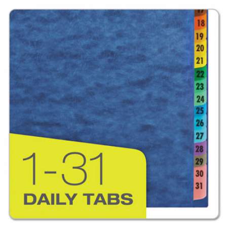 Pendaflex Expanding Desk File, 31 Dividers, Dates, Letter-Size, Blue Cover (11013)